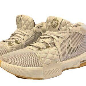 Nike LeBron Witness VIII FB2239-003 Light Bone Gum Sneakers Mens 9.5